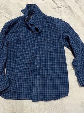 Pendleton Navy and Black Plaid Quilted Jacket